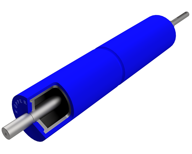 Sondertrommeln Trommeln PU beschichtet - Special pulleys with PU lagging full covered